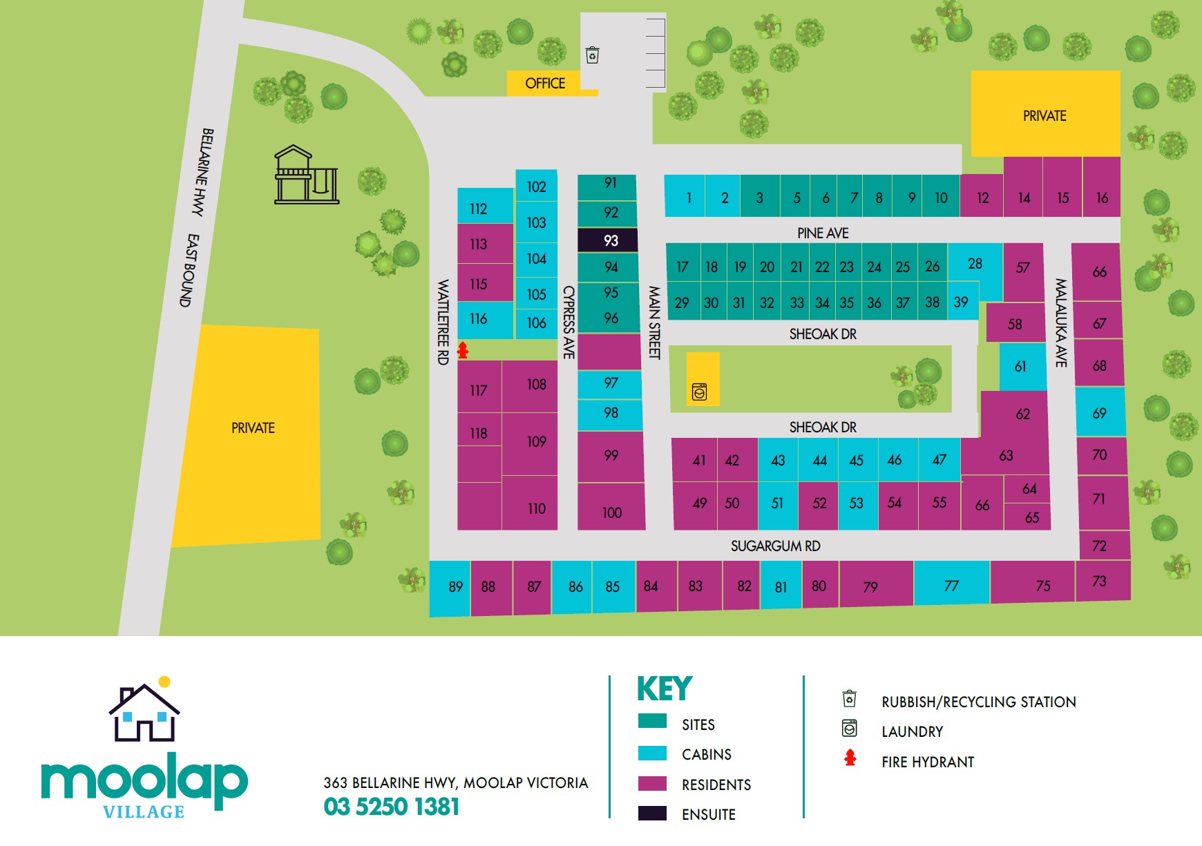 Geelong Caravan Parks Moolap Village
